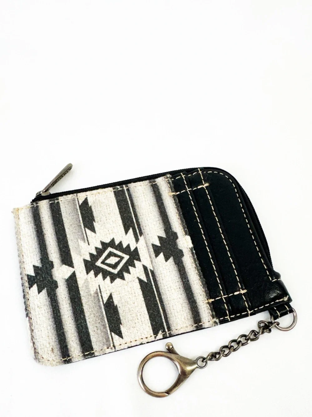 Wrangler Montana West Southwestern Mini Zip Card Case Wallet, Aztec, EUC - Picture 1 of 4